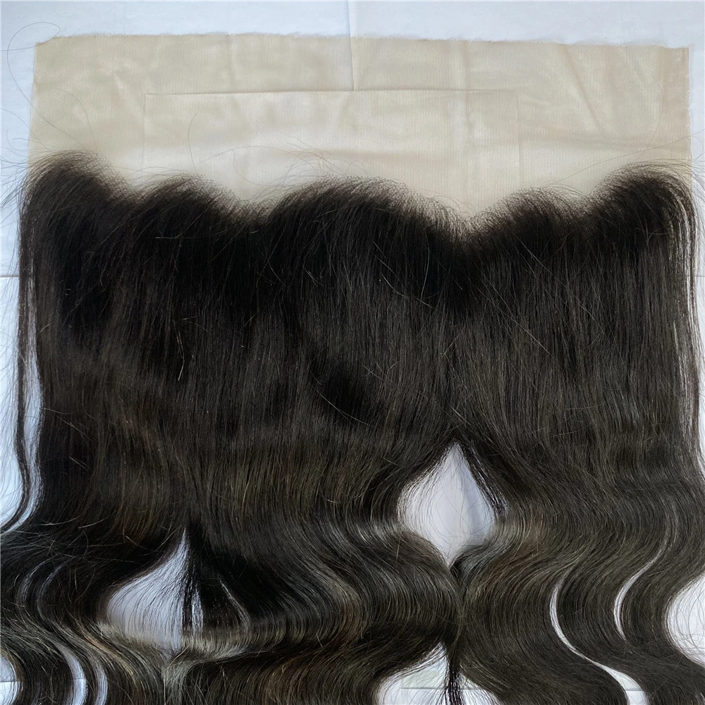 Wholesale Natural Virgin Human Hair 13*6 Swiss Lace Closure Frontal