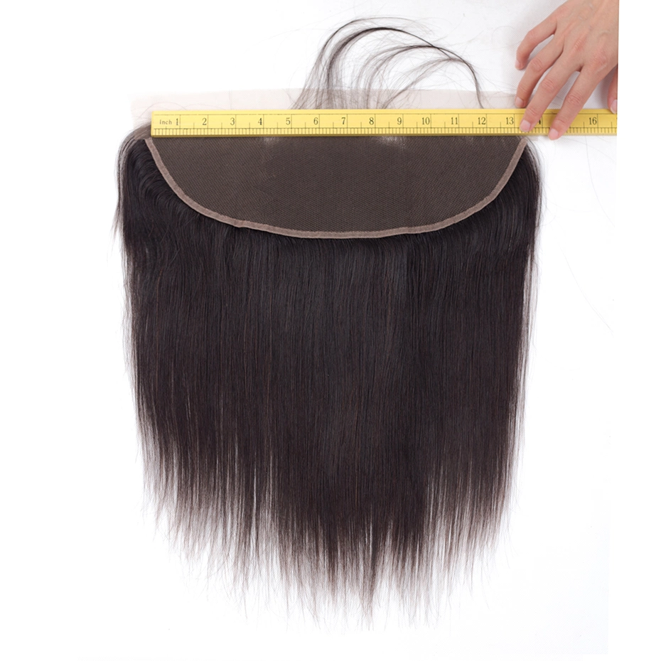 18 Inch Brazilian Straight Hair 13X4 Lace Frontal Free Closure Frontal