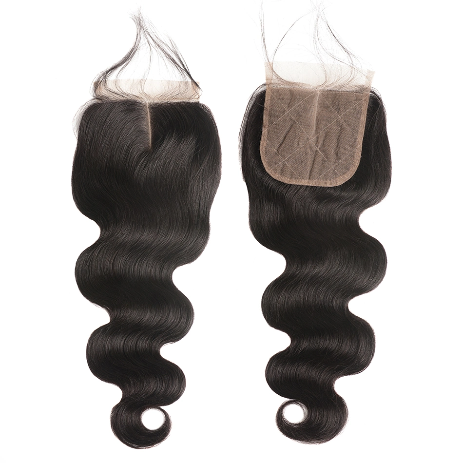 Natural Color #1b Unprocessed Human Hair Weaves Body Wave Hair Boundles