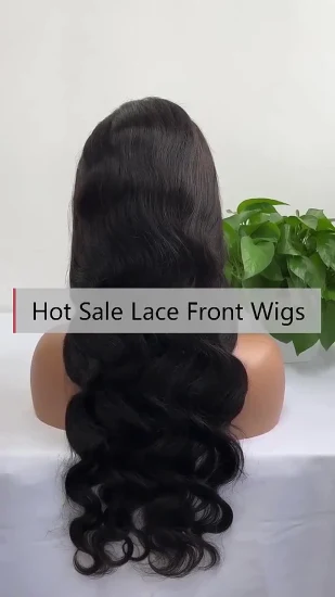 100 % jungfräuliche, rohe Nagelhaut ausgerichtete HD 360 Full Lace Frontal-Echthaarperücke mit Babyhaar, natürlicher HD-Echthaar-Verkäufer mit Spitzenfront