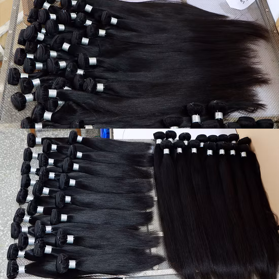 Kostenlose Probe mit brasilianischer Nagelhaut ausgerichteter Remy-Jungfrau-Haarbündel, brasilianische Haarwebart, 100 % Nerz-Echthaar